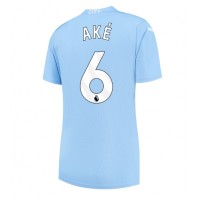 Manchester City Nathan Ake #6 Kotipaita Naiset 2023-24 Lyhythihainen